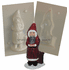 OLD FASHIONED<br> SANTA CANDLE MOLD<br> (4.5" HT, 3 oz)