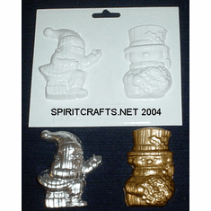 OLD TIME CHRISTMAS ORNAMENT MOLD (2 ON 1)