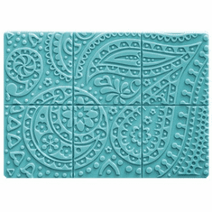 PAISLEY SOAP LOAF MOLD (6 BARS)
