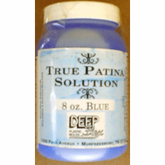PATINA SOLUTION, 8 OZ BLUE