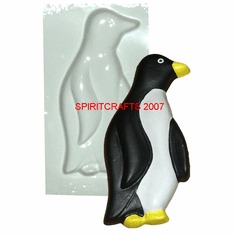 PENGUIN PLASTER CASTING MOLD (3.5" x 7")