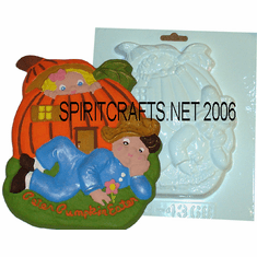 PETER PUMPKIN EATER PLASTER CRAFT MOLD