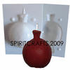 POMEGRANATE<br> CANDLE MAKING MOLD<br> (3.25" HT, 10 oz)