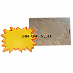 POW BUBBLE PLASTER CASTING MOLD (9.5" x 7")