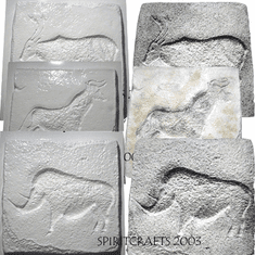 PREHISTORIC CAVE ART PLASTER MOLD SET (SAVE 15%!)