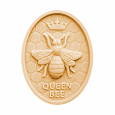 QUEEN BEE OVAL SOAP MAKING MOLD (4 WELL)