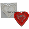 RADIANT HEART <br>CANDLE MAKING<br> MOLD (6.5" x 1.75", 1 lb 4 oz)