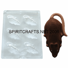 RAT HALLOWEEN CANDLE EMBED / CANDY MOLD