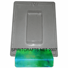 RECTANGLE PLASTIC SOAP MAKING LOAF MOLD (14 oz)