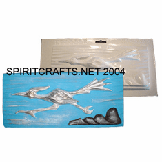 ROADRUNNER PLASTER MOLD (10.5" x 4.75")