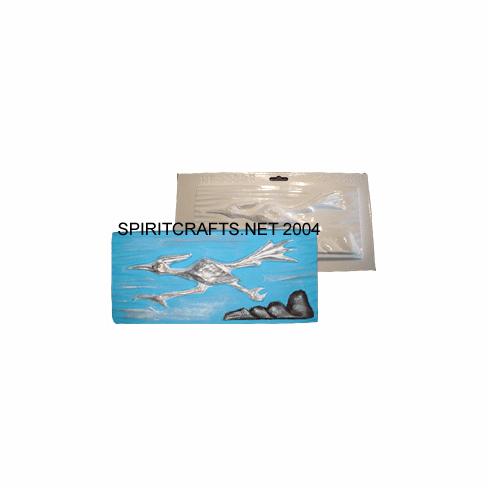 ROADRUNNER PLASTER MOLD (10.5" x 4.75")