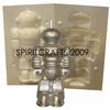 ROBOT CANDLE <br> MAKING MOLD <br>(6" HT x 3")