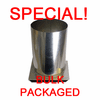 ROUND METAL CANDLE MOLD, 3" X 4" <br> BULK PACKAGED