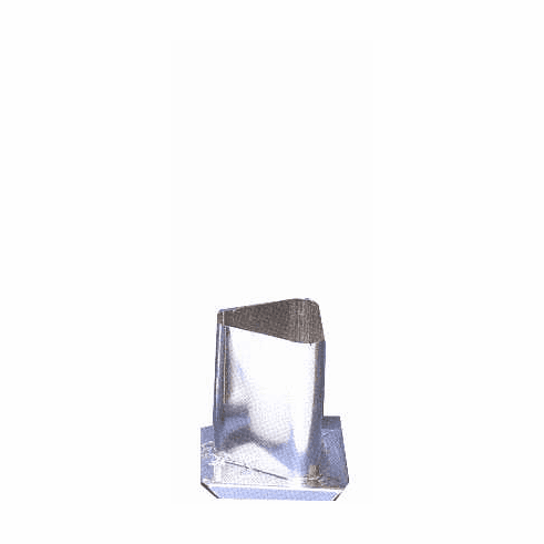 ROUNDED TRIANGLE MOLD,  3 1/8" x 3" (10 oz)