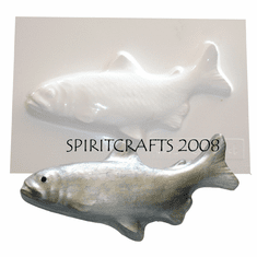 SALMON PLASTER CRAFT MOLD (9" x 4.25")