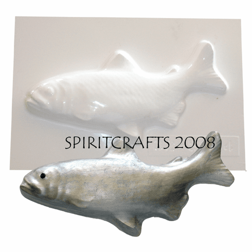 SALMON PLASTER CRAFT MOLD (9" x 4.25")