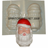 SANTA CLAUSE HEAD<br> CANDLE MOLD<br> (5.75" HT, 1 lb 6 oz)