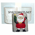 SANTA CLAUSE PILLAR CANDLE MOLD (3" HT, 11 oz)