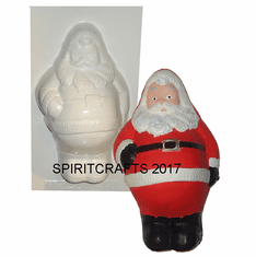 SANTA WITH BIG BELLY PLASTER MOLD (7.75" x 4.5")