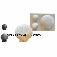 SEASHELL PLASTER <br> MOLD 3 on 1 ASST