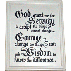 SERENITY PRAYER MOLD (8.5" X 11")