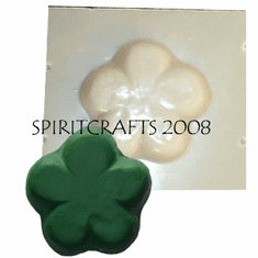 SHAMROCK SOAP MAKING MOLD (3" DIA)
