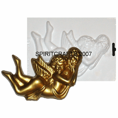 SLENDER CHERUB <br> PLASTER CASTING <br> MOLD (7" x 4.75")
