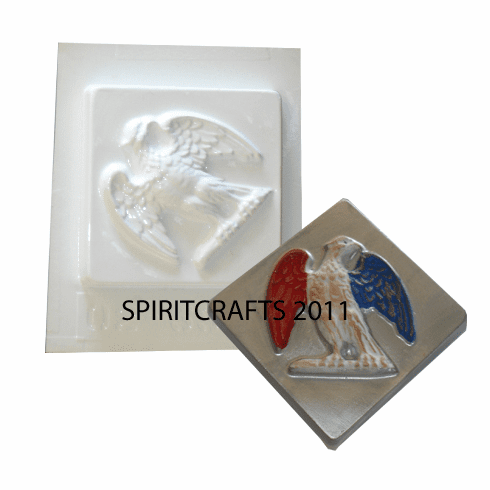 SMALL AMERICAN EAGLE TILE MOLD (4" x 4")