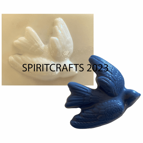 SMALL BIRD PLASTER CASTING MOLD, RIGHT FACING