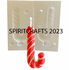 SMALL CANDY CANE <BR> CANDLE MOLD <BR> (3" HT, 2 oz)