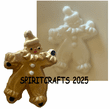 SMALL CLOWN <BR>PLASTER CRAFT MOLD<BR>3.75" HT