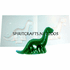 SMALL DINOSAUR CANDLE MAKING MOLD (3.5" HT, 4 oz)