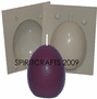 SMALL EGG PLASTIC<br>  CANDLE MOLD<br>  (1.75" HT, 1 oz)