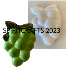 SMALL GRAPES<br> PLASTER CRAFT MOLD<br> (3.5" HT x 2.75")