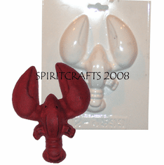 SMALL LOBSTER PLASTER MOLD (4.75" x 6")