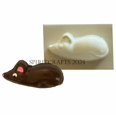 SMALL MOUSE <BR> PLASTER MOLD (3.25" x 1.5")