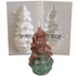 SMALL PINE TREE<br> CANDLE MAKING MOLD<br> (5" HT, 4.25 oz)