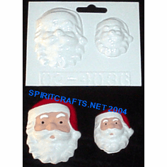 SMALL SANTA FACE, 2 ON 1