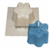 SMALL SNOWFLAKE<br> PILLAR CANDLE MOLD<br> (2" HT, 3.5 oz)