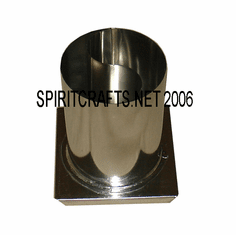 SMALL YIN YANG PILLAR CANDLE MOLD (3.5" x 3.5")