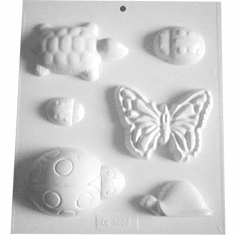 SOAP MOLD, BUTTERFLY, TURTLE AND LADYBUGS
