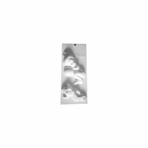 SOAP MOLD, MERMAID AND SEAHORSE