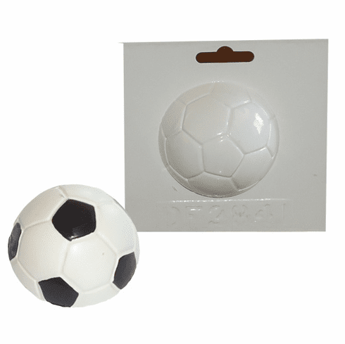 SOCCER BALL PLASTER CRAFT MOLD (2.5" DIA)