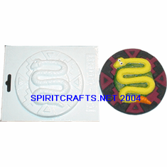 SOUTHWEST SNAKE PLASTER CRAFT MOLD (4.5" DIA)