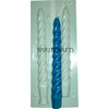 SPIRAL TAPER CANDLE MOLD (8.5" HT,  3 oz)