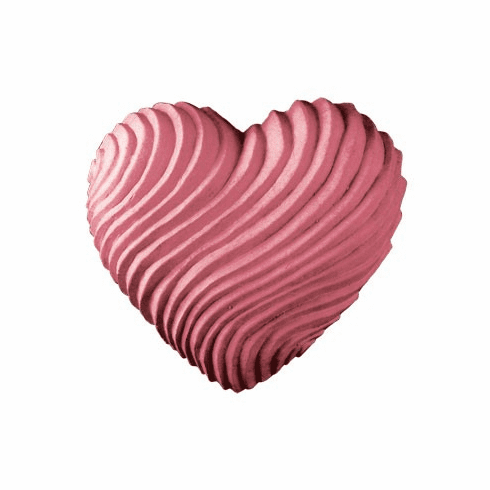 SWIRLED HEART SOAP MOLD (3 WELL, 3.25 oz)