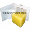 SWISS CHEESE <br> CANDLE MAKING MOLD<br> (3.5" HT, 7 oz)