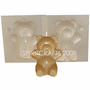 TEDDY BEAR <BR>CANDLE MAKING MOLD<BR> (3.25" HT, 3.5 oz)