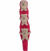 TEDDY BEAR TAPER PLASTIC CANDLE MOLD (7" HT 3.4 oz)