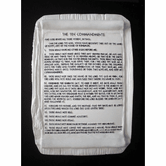 THE TEN COMMANDMENTS MOLD (11" x 15")